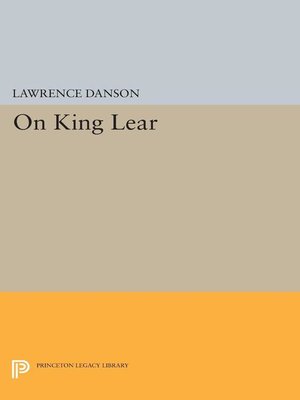 cover image of On King Lear
